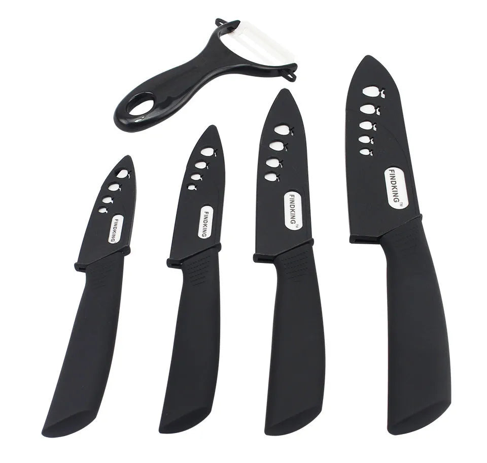 Kitchen Quality ceramic knives for fruits Gifts Zirconia 6 Colors knife set Ceramic Knife Set 3 4 5 6 inch with peeler Covers