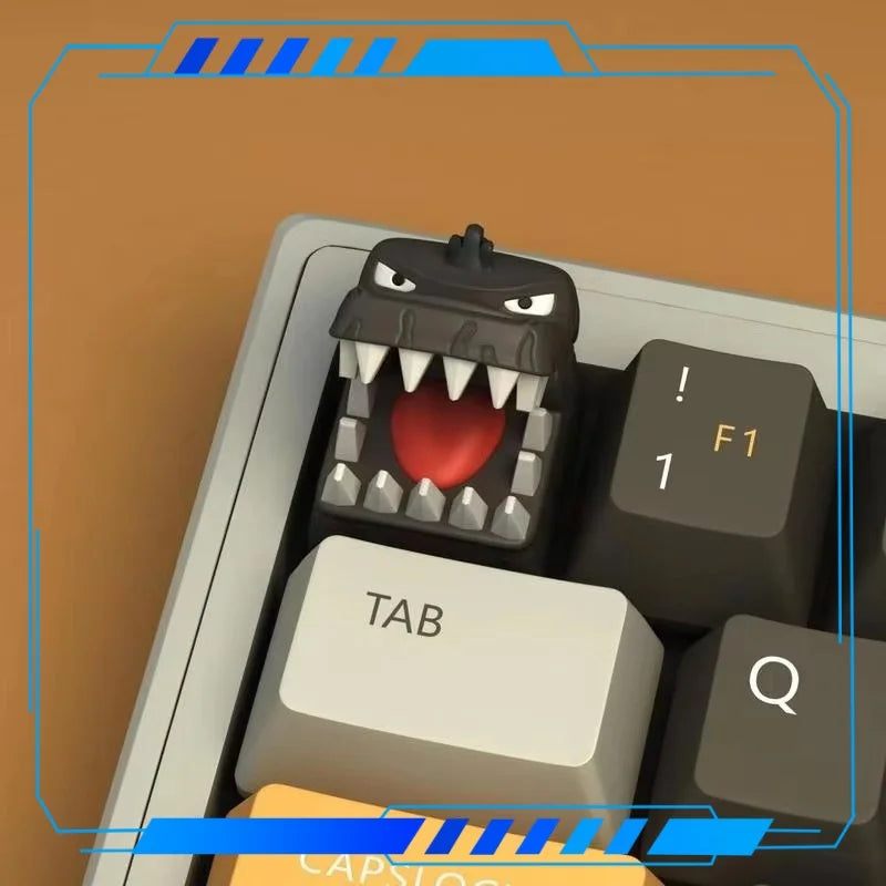 Keycaps Original Factory Height Resin Material Mechanical Keyboard 3d Personalized Keycaps Suitable Male Female Birthday Gifts